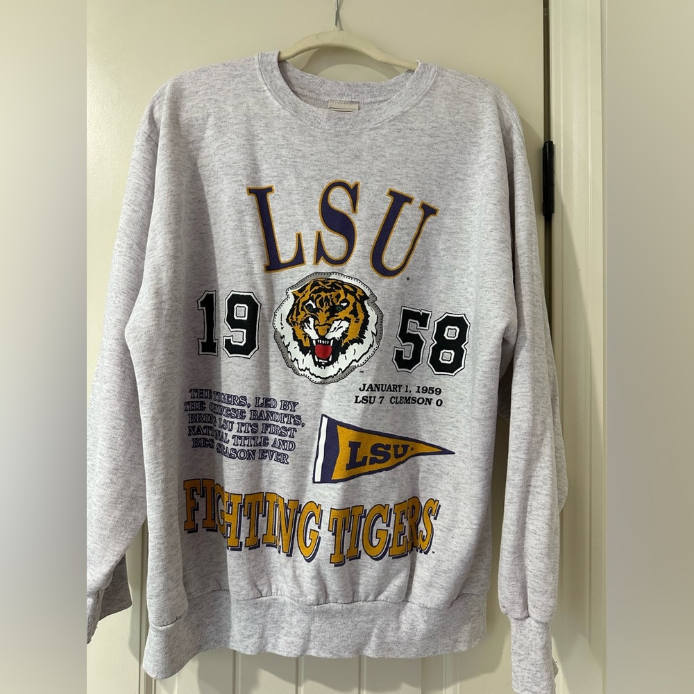 Vintage 1958 LSU tigers sweatshirt